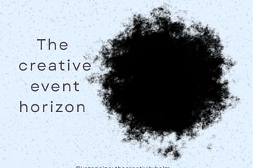 Creative event horizons